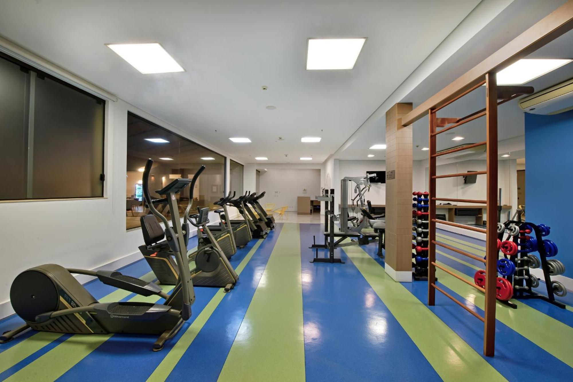 Hotel Mont Blanc Premium Ribeirão Preto Buitenkant foto The gym at the hotel