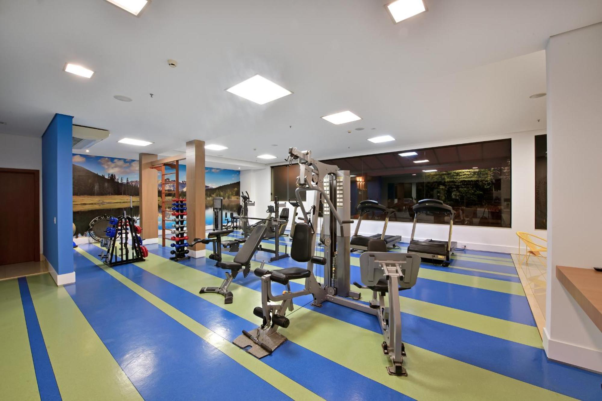 Hotel Mont Blanc Premium Ribeirão Preto Buitenkant foto The gym at the hotel